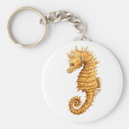 Sea horse Hippocampus hippocampus Keychain