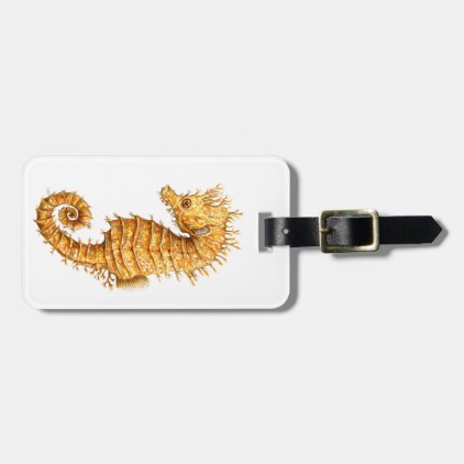 Sea horse Hippocampus hippocampus Luggage Tag