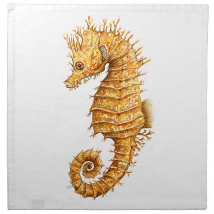 Sea horse Hippocampus hippocampus Napkin