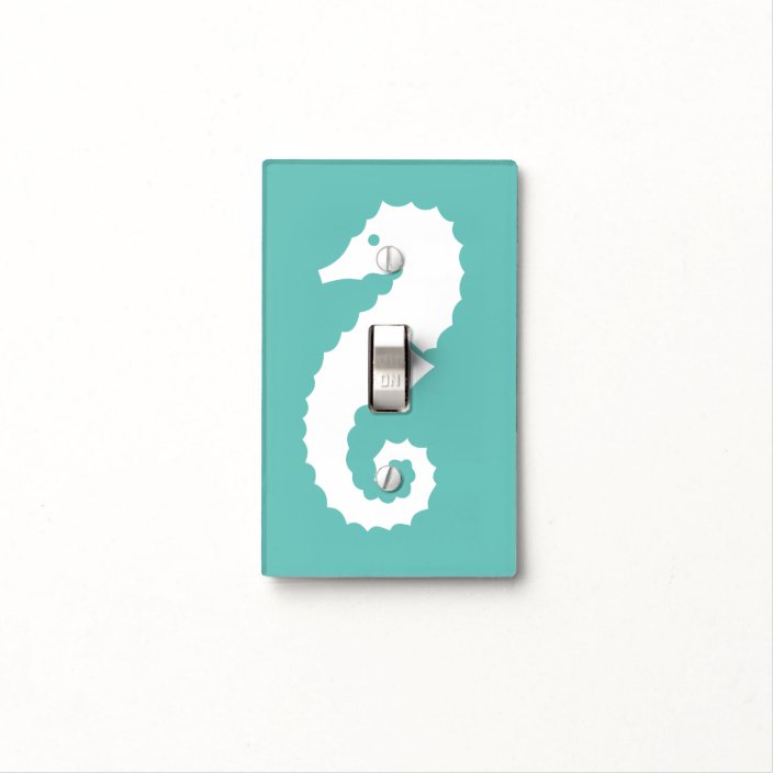 Sea horse light switch cover