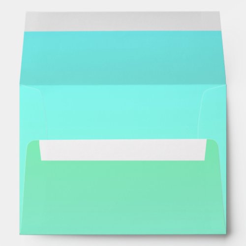 Sea Horse Modern Wedding Envelope