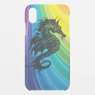 Sea Horse on Rainbow iPhone XR Case