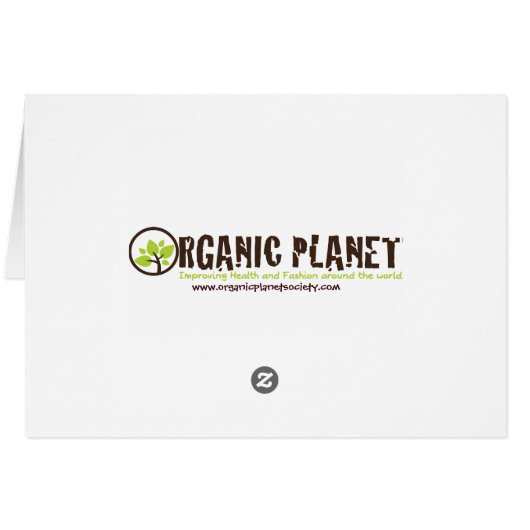 Sea Horse Organic Planet Custom Cards (Back Horizontal)