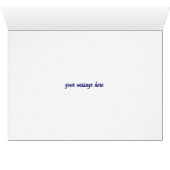 Sea Horse Organic Planet Custom Cards (Inside Horizontal (Bottom))