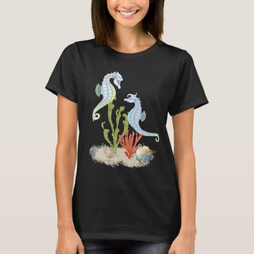 Sea Horse Pair T_Shirt