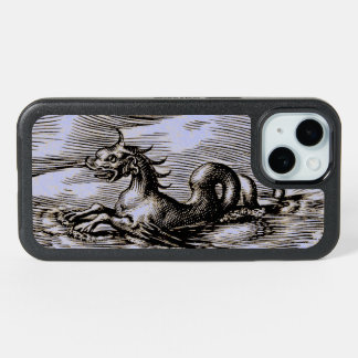 Sea Horse Sea Serpent Blue iPhone 15 Case