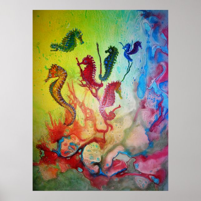 Sea Horse Symphany Poster (Front)