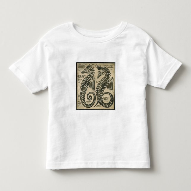 Sea-Horse (w/c on paper) Toddler T-shirt (Front)