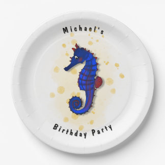 Sea HorseParty Paper Plates