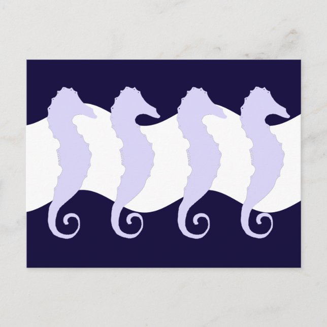 Sea Horses 3 Postcard (Front)