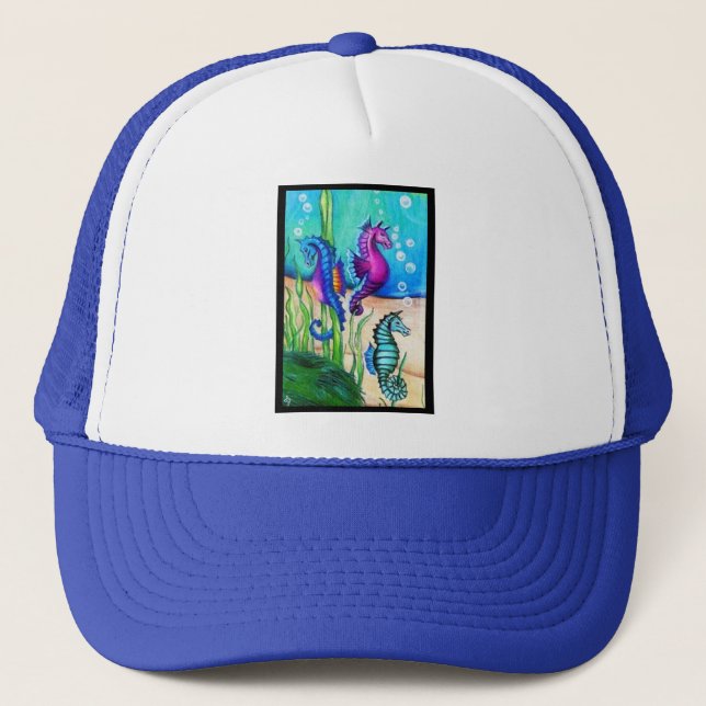 Sea Horses Collection Trucker Hat (Front)