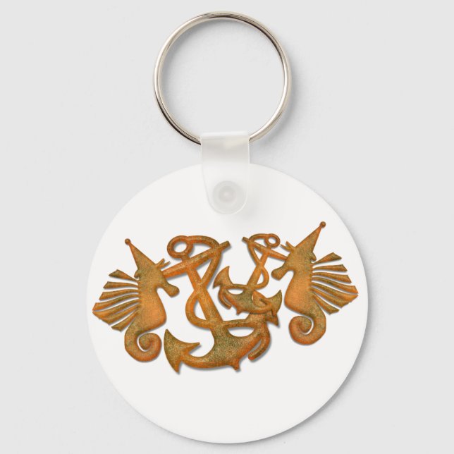 Sea horses keychain (Front)