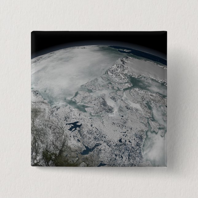 Sea ice above North America Button (Front)