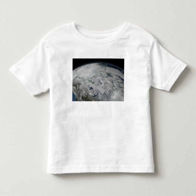 Sea ice above North America Toddler T-shirt (Front)