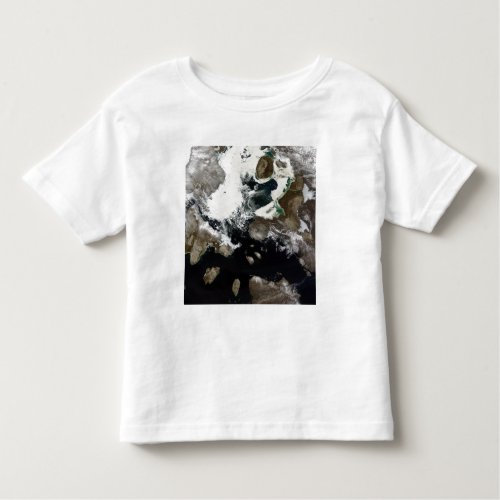 Sea ice and sediment visible in Nunavut Canada Toddler T_shirt