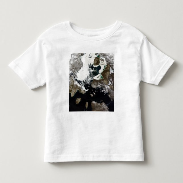 Sea ice and sediment visible in Nunavut, Canada Toddler T-shirt (Front)