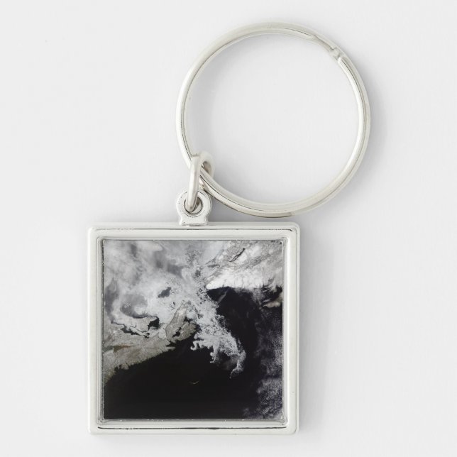 Sea ice fills the Gulf of St Lawrence Keychain (Front)