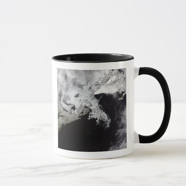 Sea ice fills the Gulf of St Lawrence Mug (Right)