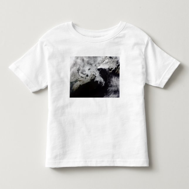 Sea ice fills the Gulf of St Lawrence Toddler T-shirt (Front)