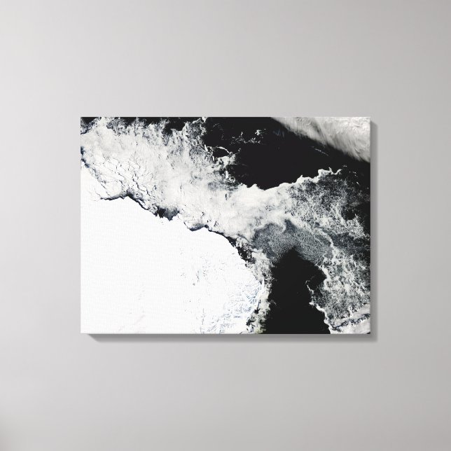 Sea ice in the Southern Ocean Canvas Print (Front)