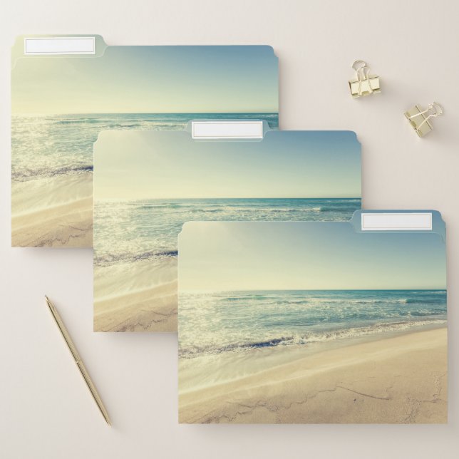 Sea in Winter File Folder (Set)