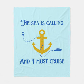 Sea is Calling Fleece Blanket