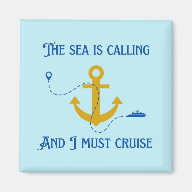 Sea is Calling Magnet (Front)