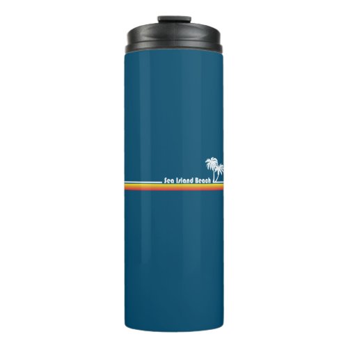 Sea Island Beach Georgia Thermal Tumbler