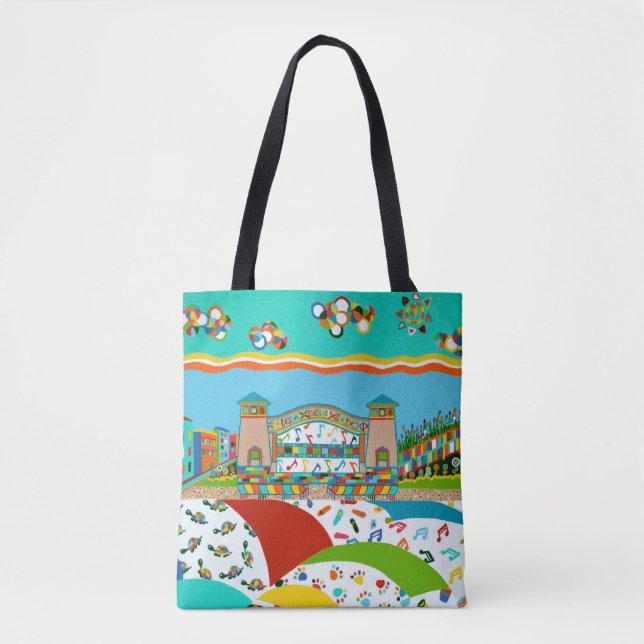 Sea Isle City Band Shell Tote Bag (Front)