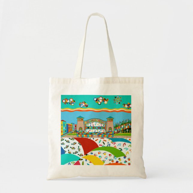 Sea Isle City Band Shell Tote Bag (Front)