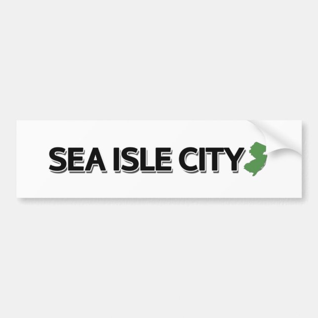 Sea Isle City, New Jersey Bumper Sticker (Front)