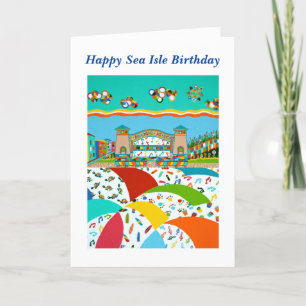 Sea Isle City, NJ Band Shell Birthday Card