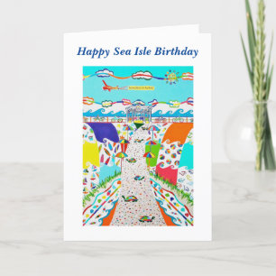Sea Isle City, NJ Birthday Card