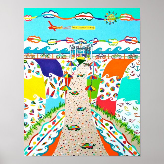 Sea Isle Promenade 11 x 14 Poster (Front)