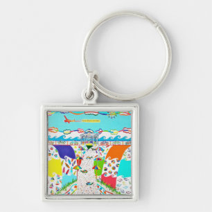 Sea Isle Promenade Key Chain