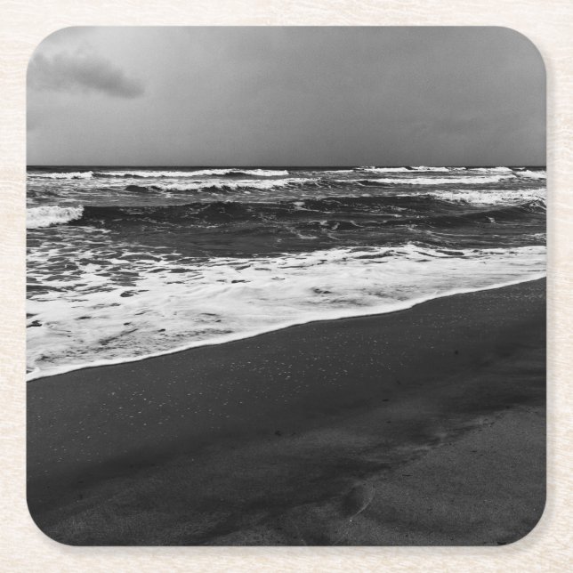 sea it is square paper coaster (Front)