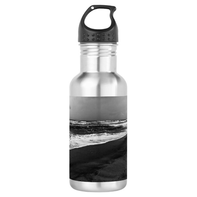 sea it is stainless steel water bottle (Front)