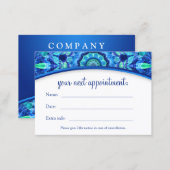 Sea Jewel Mandala Appointment Card (Front/Back)