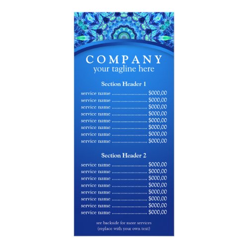 Sea Jewel mandala price list menu