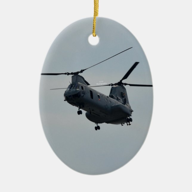 Sea knight CH-46 Ceramic Ornament (Front)