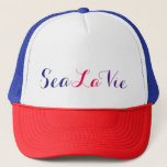 Sea La Vie Trucker Beach Hat at Zazzle