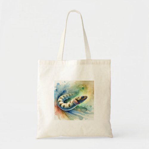 Sea Lamprey 130624AREF113 _ Watercolor Tote Bag
