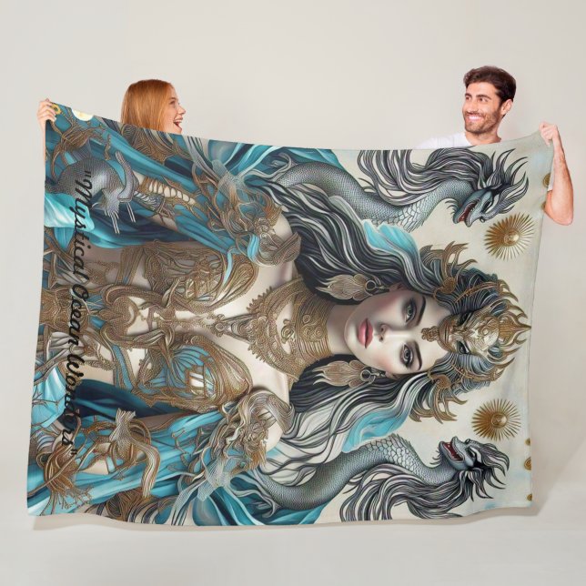 "Sea Legend Stories" Fleece Blanket (In Situ)