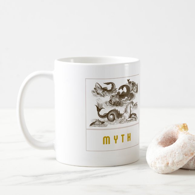 Sea Legends design Coffee Mug (With Donut)