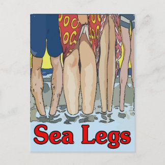 Sea Legs at the Shore Postcard