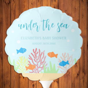 Sea Life Baby Shower Balloon