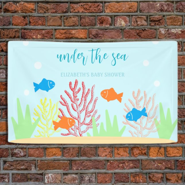 Sea Life Baby Shower Banner (Creator Uploaded)
