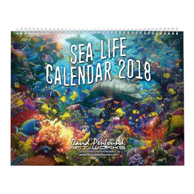 Sea Life Calendar 2018 (Cover)