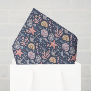 Sea Life Decoupage Tissue Paper, Ocean Paper