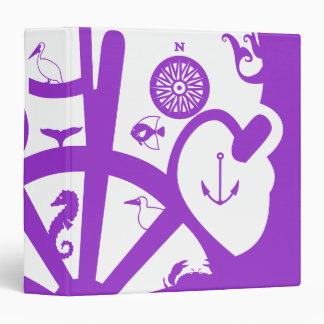 Sea Life Designed Binder